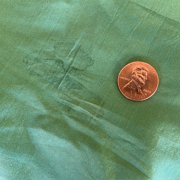 Dosa 100% silk wraparound Dress size 1 or US small gorgeous green - Picture 16 of 16